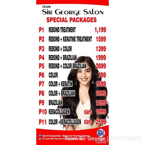 sir george salon price|Team Sir George Salon Metroplaza .